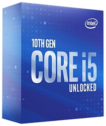 Intel Core i5-10600K Comet Lake (4100MHz, LGA1200, L3 12288Kb)