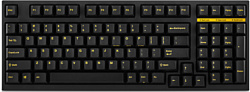 Leopold FC980M PD black/yellow, Cherry MX black (без кириллицы)