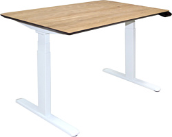 ErgoSmart Wooden Unique Ergo Desk 1300х750х27 мм (дуб натуральный/белый)