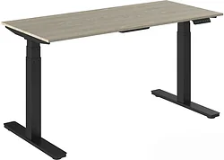 Стол для работы WellDesk Uplift с эл. приводом 2-х мотор. 28 (ясень шимо 454 SWN/черный) Стол для работы WellDesk Uplift с эл. приводом 2-х мотор. 28 (ясень шимо 454 SWN/черный)