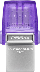 Kingston DataTraveler MicroDuo 3C USB 3.2 Gen 1 256GB