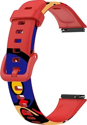 Ремешок Rumi силиконовый для Huawei Band 7 Super Mario