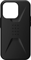 Чехол для телефона Uag для iPhone 14 Pro Civilian Black 114042114040