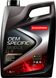 Champion OEM Specific 5W-30 C3 LL III 4л