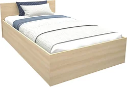 Кровать МДК КР11 120x200/700x1252x2032 (дуб млечный) Кровать МДК КР11 120x200/700x1252x2032 (дуб млечный)