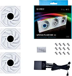 Вентилятор для корпуса Lian Li Uni Fan TL LCD 120 Triple Pack G99.12TLLCD3W.00 Вентилятор для корпуса Lian Li Uni Fan TL LCD 120 Triple Pack G99.12TLLCD3W.00