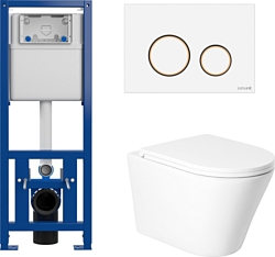 Унитаз Saniteco KW-9005W + 63535 + S-IN-MZ-LINK_PRO