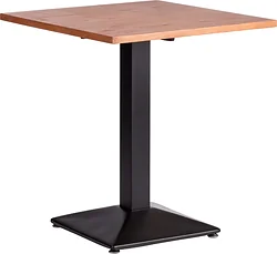 Кухонный стол TetChair Ragnarok 70x70x76 (груша №3/черная опора)