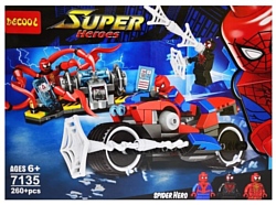 Jisi bricks (Decool) Super Heroes 7135 Спасательная операция на мотоциклах