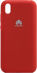EXPERTS Cover Case для Huawei Y5 Prime (2018)/Honor 7A (темно-красный)