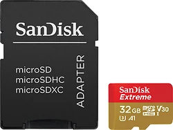 Карта памяти Sandisk Extreme microSDHC Class 10 UHS Class 3 100MB/s 32GB
