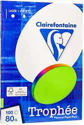 Clairefontaine Trophee A4 80 г/кв.м 100 л 4115C (ярко-зеленый)