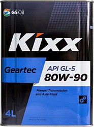 Kixx Geartec GL-5 80W90 L298344TE1 4 л