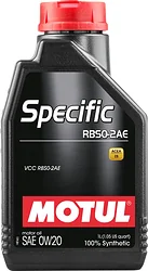 Моторное масло Motul Specific RBS0-2AE 0W-20 1л