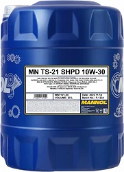 Моторное масло Mannol TS-21 SHPD 10W-30 20л