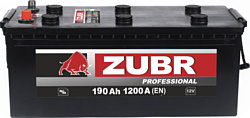 Zubr Professional L+ Турция (190Ah)