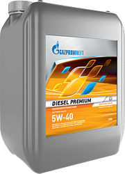 Gazpromneft Diesel Premium 5W-40 API CI-4/SL ACEA E7 20л