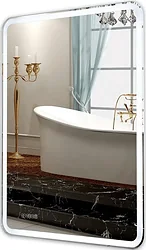 Зеркало Пекам Marta 1 60x80 marta1-60x80spcl (с подогревом, подсветкой, сенсором на прикосновение и часами) Зеркало Пекам Marta 1 60x80 marta1-60x80spcl (с подогревом, подсветкой, сенсором на прикосновение и часами)