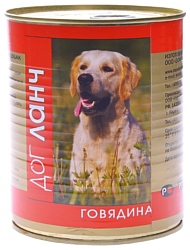 Dog Lunch Говядина в желе для собак (0.75 кг) 9 шт.