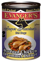 Evanger's Super Premium Roasted Chicken Drummet Dinner консервы для собак (0.369 кг) 1 шт.