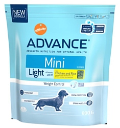 Advance (0.8 кг) Mini Light Adult курица и рис