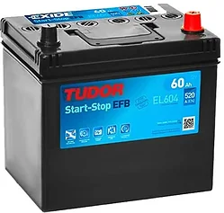 Автомобильный аккумулятор Tudor Start-Stop EFB TL604 (60Ah) Автомобильный аккумулятор Tudor Start-Stop EFB TL604 (60Ah)