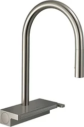 Смеситель Hansgrohe Aquno Select M81 73837800 (стальной)