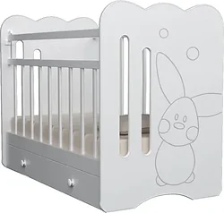 Кроватка VDK Sweet Rabbit (маятник, ящик) Кроватка VDK Sweet Rabbit (маятник, ящик)