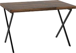 Кухонный стол TMB Loft Кросс Дуб 1200x600 40 мм (кофе)