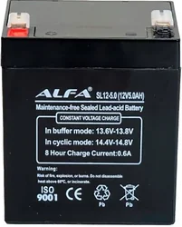 Аккумулятор для ибп ALFA SL12-5 12V-5Ah Аккумулятор для ибп ALFA SL12-5 12V-5Ah