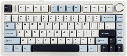 Клавиатура AULA F75 white/blue/black, Leobog Reaper