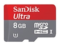 Sandisk Ultra microSDHC Class 10 UHS Class 1 30MB/s 8GB