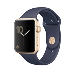 Apple Watch Series 1 38mm Gold with Midnight Blue Sport Band (MQ102)
