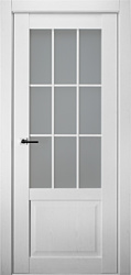 Belwooddoors Амели 90 см (стекло, экошпон, дуб бранта/мателюкс белый)