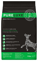 PureLuxe (10.89 кг) Elite Nutrition for healthy activity dogs with turkey & salmon