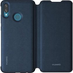 Чехол для телефона Huawei Flip Cover для Huawei Y7 2019 (синий)