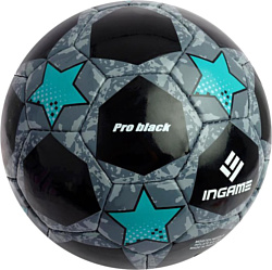 Ingame Pro Black 2020 (5 размер, черный/серый/голубой)