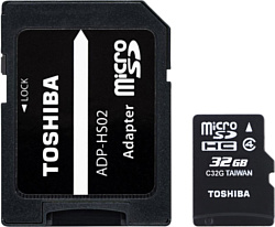 Toshiba THN-M102K0320M2 microSDHC Class 4 32GB (с адаптером)