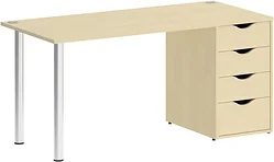 Стол для работы Riva Home Office VR.SP-3-158.4 Silver (клен)