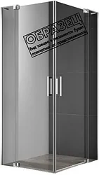 Душевой уголок Cezares SLIDER-AH-2-70/80-90/100-GRIGIO-BORO