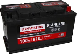 Автомобильный аккумулятор Dynamatrix Standard R+ 810A (100Ah)