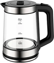 Электрочайник Brevio Glass Kettle BV1706 (черный)