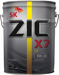 Моторное масло ZIC X7 LS 5W-30 20л