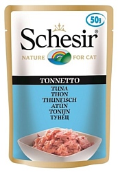 Schesir (0.05 кг) 30 шт. Кусочки в желе. Тунец. Влажный корм для кошек
