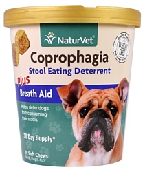 NaturVet Coprophagia Stool Eating Deterrent Soft Chews