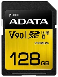 Карта памяти ADATA Premier ONE SDXC UHS-II U3 Class 10 128GB