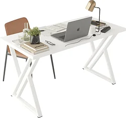 Стол для работы Домус Гранд 12.016.401.01 (белый/металл белый) Стол для работы Домус Гранд 12.016.401.01 (белый/металл белый)