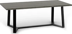 Кухонный стол TMB Loft Мейсон Дуб 1500x600 40 мм (угольный серый)