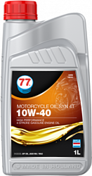 Моторное масло 77 Lubricants Syn 4T 10W-40 1л