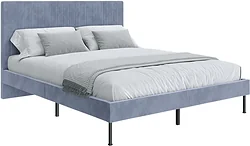 Кровать НК-Мебель Novel 160x200 26011192 (велюр светло-серый)